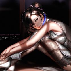 This is a pixiv picture whose title is Tifa outfit.