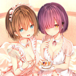 This is a pixiv picture whose title is 瑞葉＆彩乃さん.