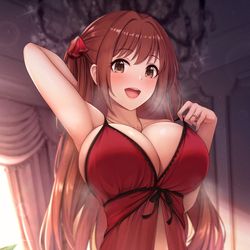 This is a pixiv picture whose title is 人妻桜井望.