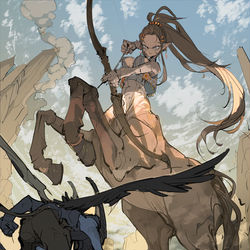 This is a pixiv picture whose title is 好きな感じのいて座が現る.