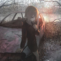 This is a pixiv picture whose title is 幽.