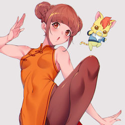 This is a pixiv picture whose title is チャイナひなた.