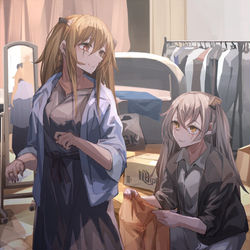 This is a pixiv picture whose title is fashion show.