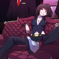 This is a pixiv picture whose title is She's your boss.