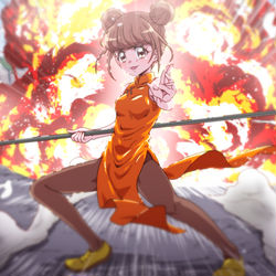 This is a pixiv picture whose title is 採石場.