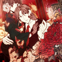 This is a pixiv picture whose title is 嫣紅娟娟.