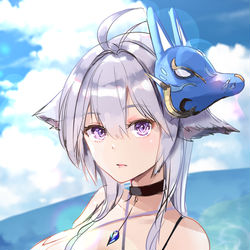This is a pixiv picture whose title is 水着土佐.