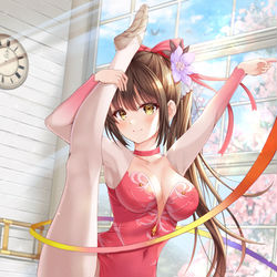 This is a pixiv picture whose title is 新体操.