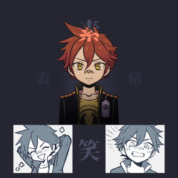 This is a pixiv picture whose title is 愛染表情集（画像縦長）.