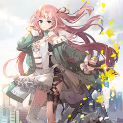 This is a pixiv picture whose title is 春の花の暗殺者.