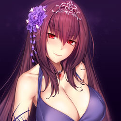 This is a pixiv picture whose title is スカサハ 英霊正装.