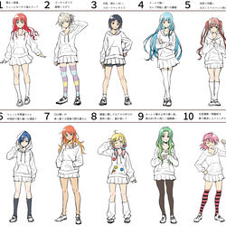 This is a pixiv picture whose title is パーカー好きをこじらせている.