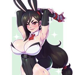 This is a pixiv picture whose title is Tifa Bunny.