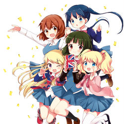 This is a pixiv picture whose title is きんいろモザイク11巻.