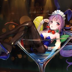 This is a pixiv picture whose title is バニあくあ.