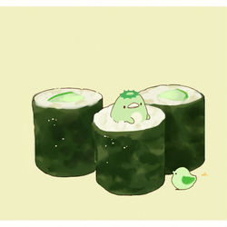 This is a pixiv picture whose title is かっぱ巻き.