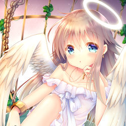 This is a pixiv picture whose title is 束縛天使.