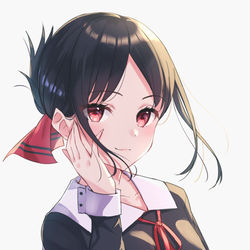 This is a pixiv picture whose title is 「あら、会長どうされました？ふふ・・・」.