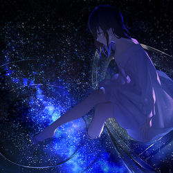 This is a pixiv picture whose title is 星渡り.