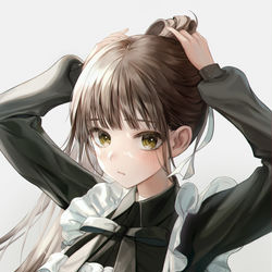 This is a pixiv picture whose title is メイド.