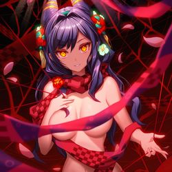 This is a pixiv picture whose title is 蠱惑の恋歌.