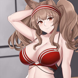This is a pixiv picture whose title is Angelina.