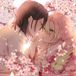 This is a pixiv picture whose title is 今度は必ず君に好きだと伝える.
