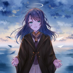 This is a pixiv picture whose title is 飲まれる前に.
