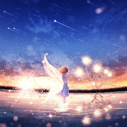 This is a pixiv picture whose title is 妖精。.