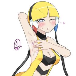 This is a pixiv picture whose title is 脇見せファンサービスを欠かさないカミツレさん.