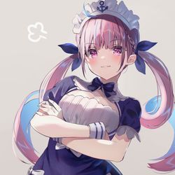 This is a pixiv picture whose title is ドヤ顔あくあちゃん.