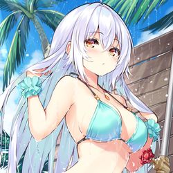 This is a pixiv picture whose title is 水着ラプアさん.