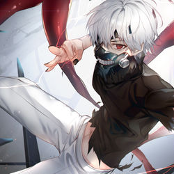 This is a pixiv picture whose title is 金木研.