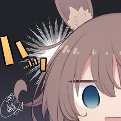 This is a pixiv picture whose title is ハッ.