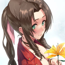 This is a pixiv picture whose title is エアリス.