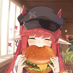 This is a pixiv picture whose title is 腹が減っては戦ができぬ.