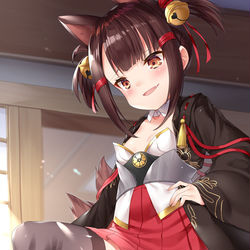 This is a pixiv picture whose title is 赤城ちゃん.