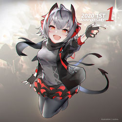 This is a pixiv picture whose title is W.