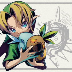 This is a pixiv picture whose title is ムジュラ20周年.