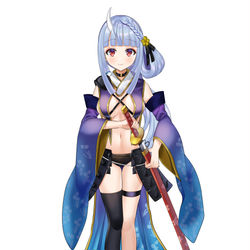 This is a pixiv picture whose title is 【武装彼女】寧々丸.