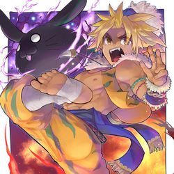 This is a pixiv picture whose title is 死闘.