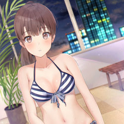 This is a pixiv picture whose title is 冴えない彼女.