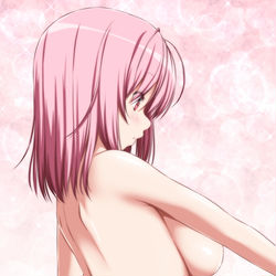 This is a pixiv picture whose title is 全裸幽々子様.