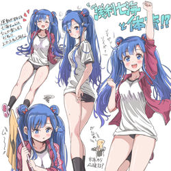 This is a pixiv picture whose title is 浅利七海と体育！！？？.