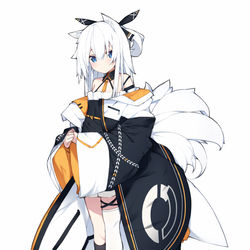 This is a pixiv picture whose title is 白.