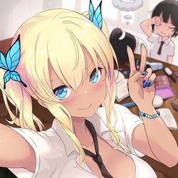 This is a pixiv picture whose title is ギャルになってみた星奈ちゃん.