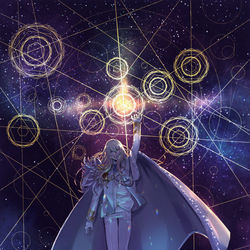 This is a pixiv picture whose title is 神を撃ち落とす日.