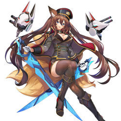 This is a pixiv picture whose title is 狐将のカーリン.