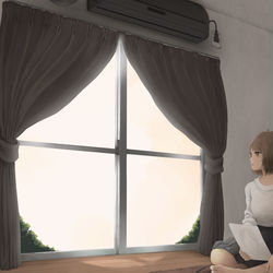 This is a pixiv picture whose title is きみの顔が思い出せないよ.