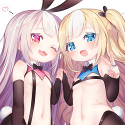 This is a pixiv picture whose title is 逆バニー.
